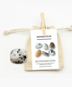 Mondstein Regenbogen Trommelstein